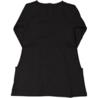 Pocket dress Black  134/140