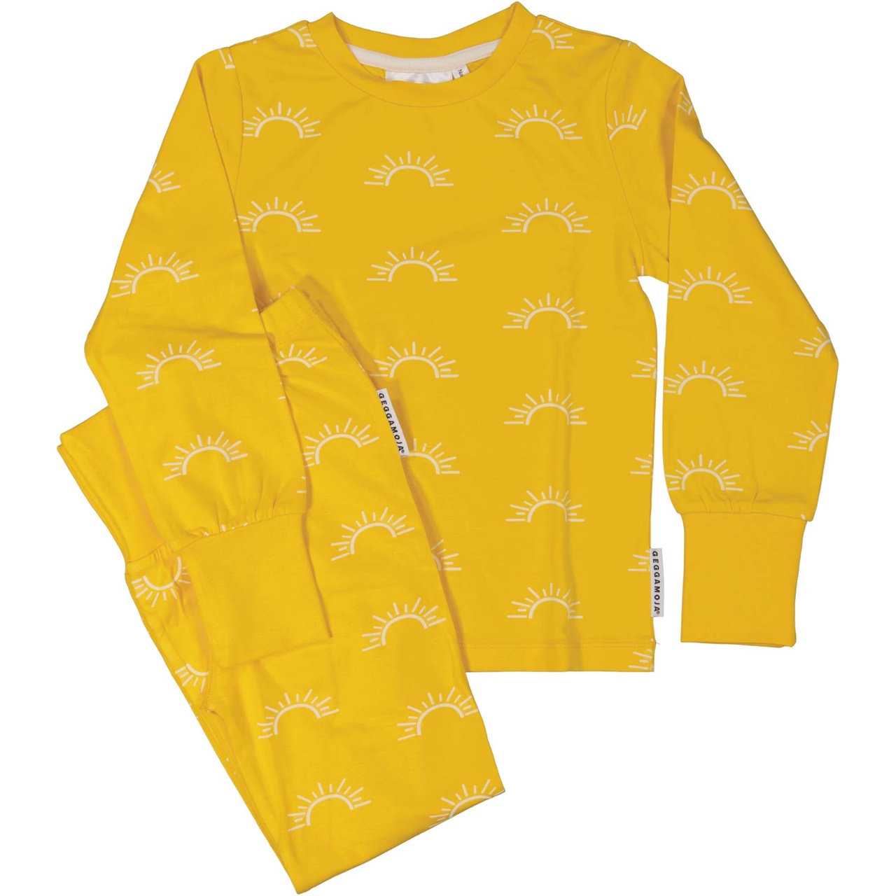Tvådelad pyjamas Gul