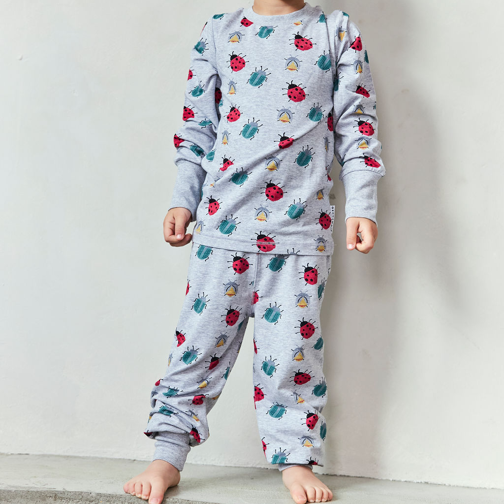 Bambu Tvådelad pyjamas Kryp 74/80
