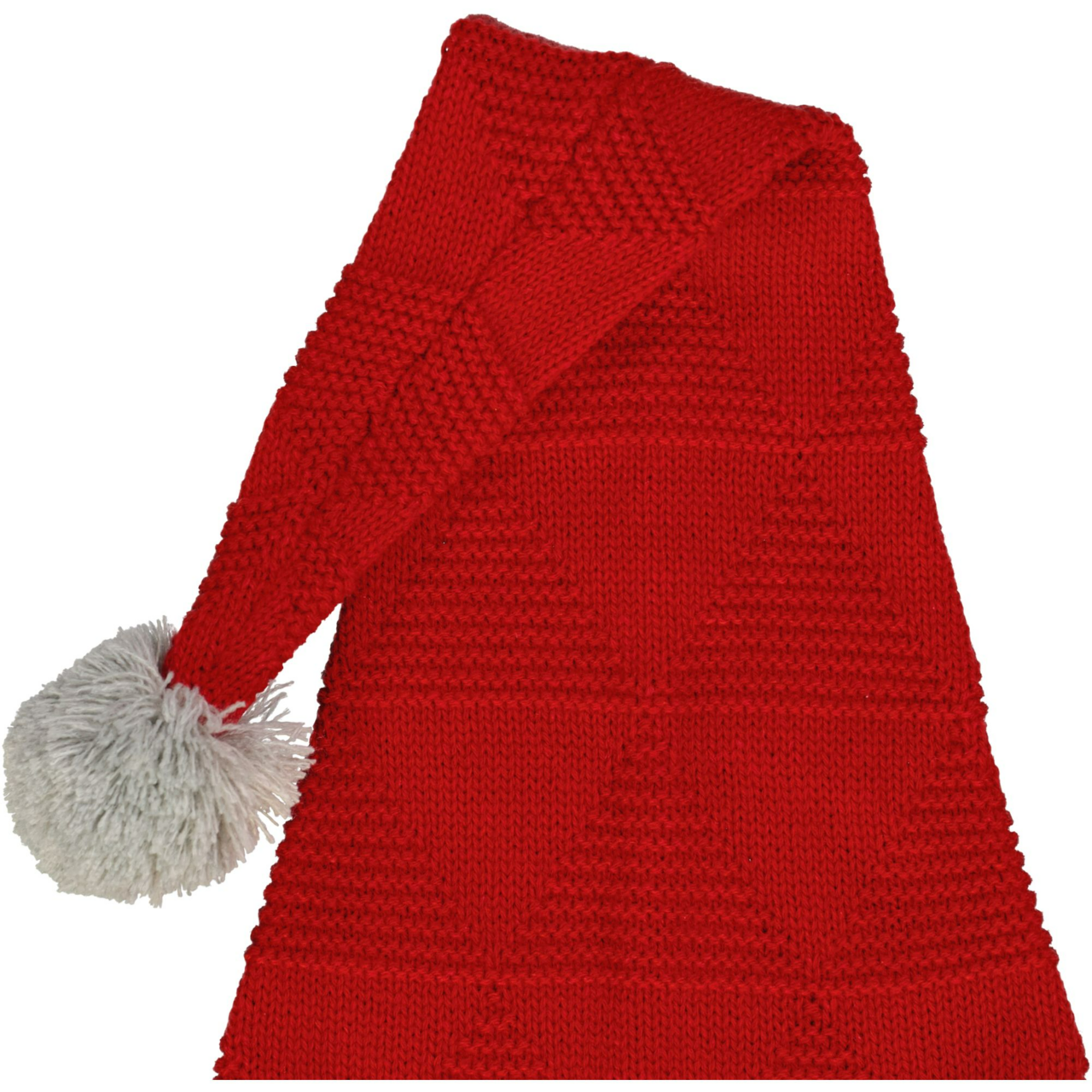 Knitted Christmas hat Red