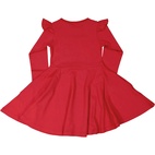 Flared dress Red