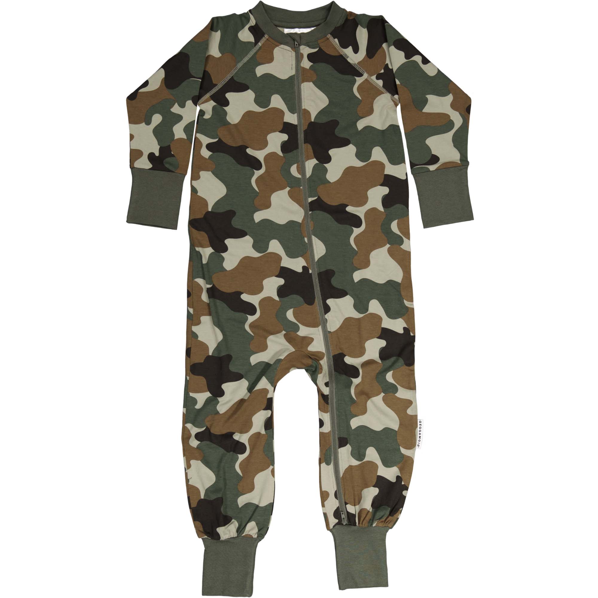 Bamboo pyjamas Green camo
