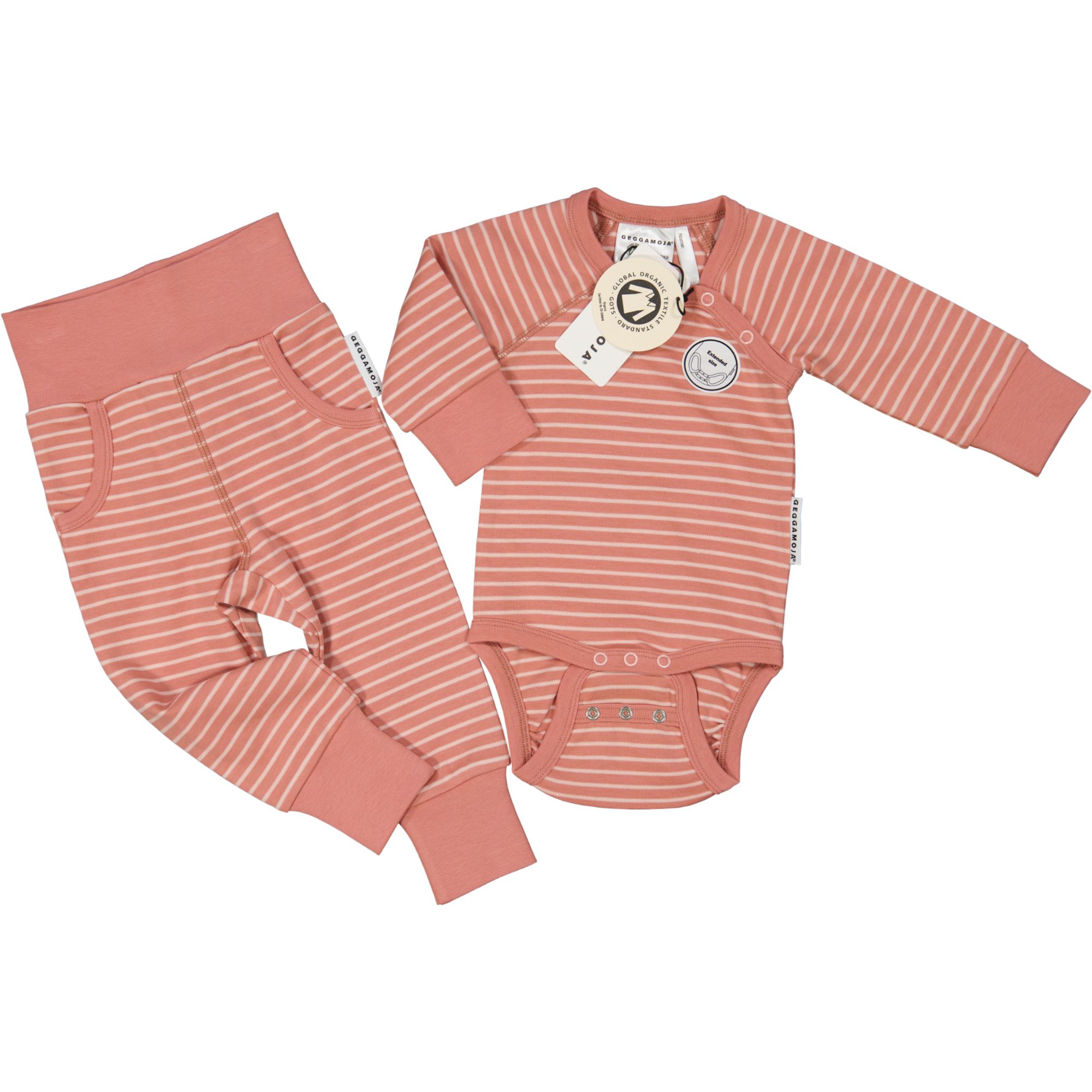 Baby trouser D.pink/pink