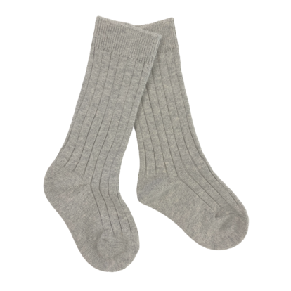 Knee socks Grey melange