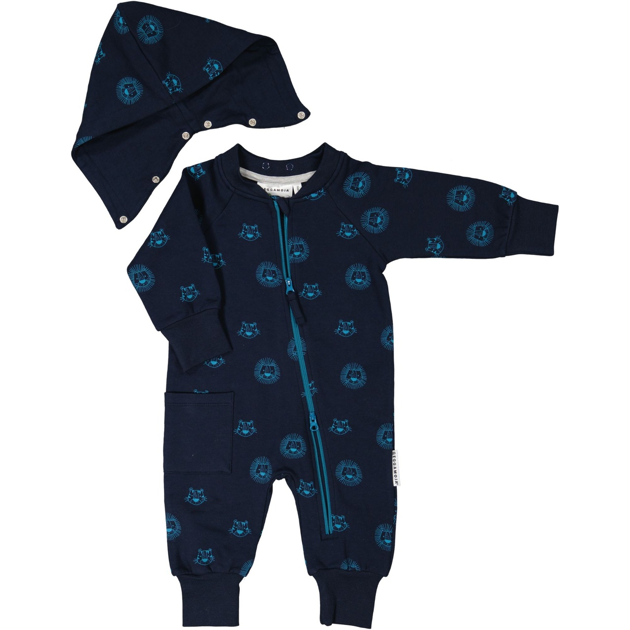 College Jumpsuit Navy tiger  122/128