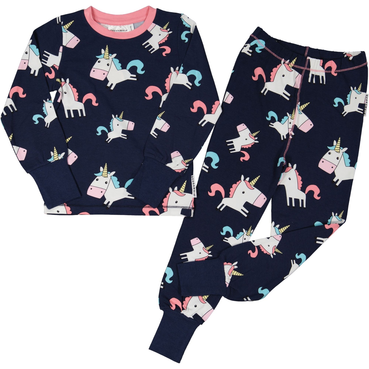 Bamboo two pcs pyjamas Unicorn