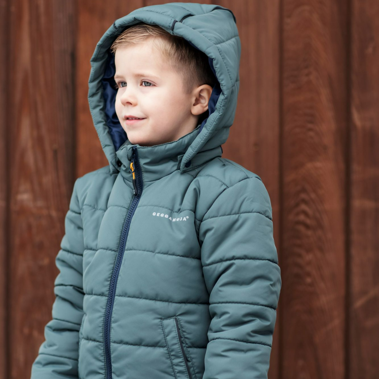 Puffer jacket Moss green 110/116