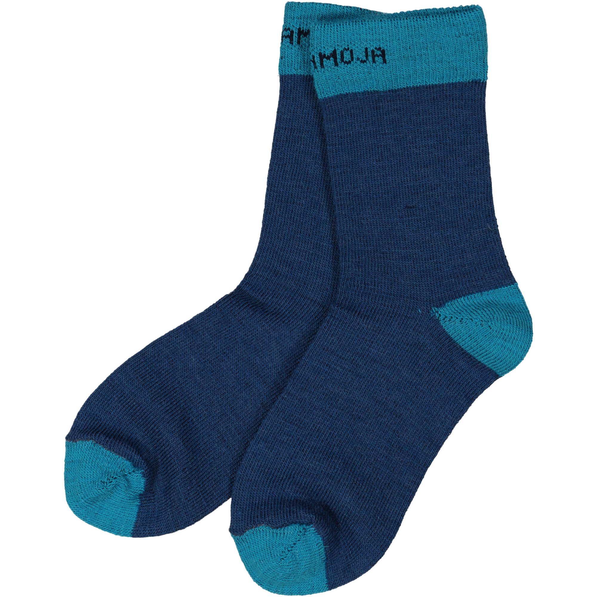 Wool sock Navy/turq