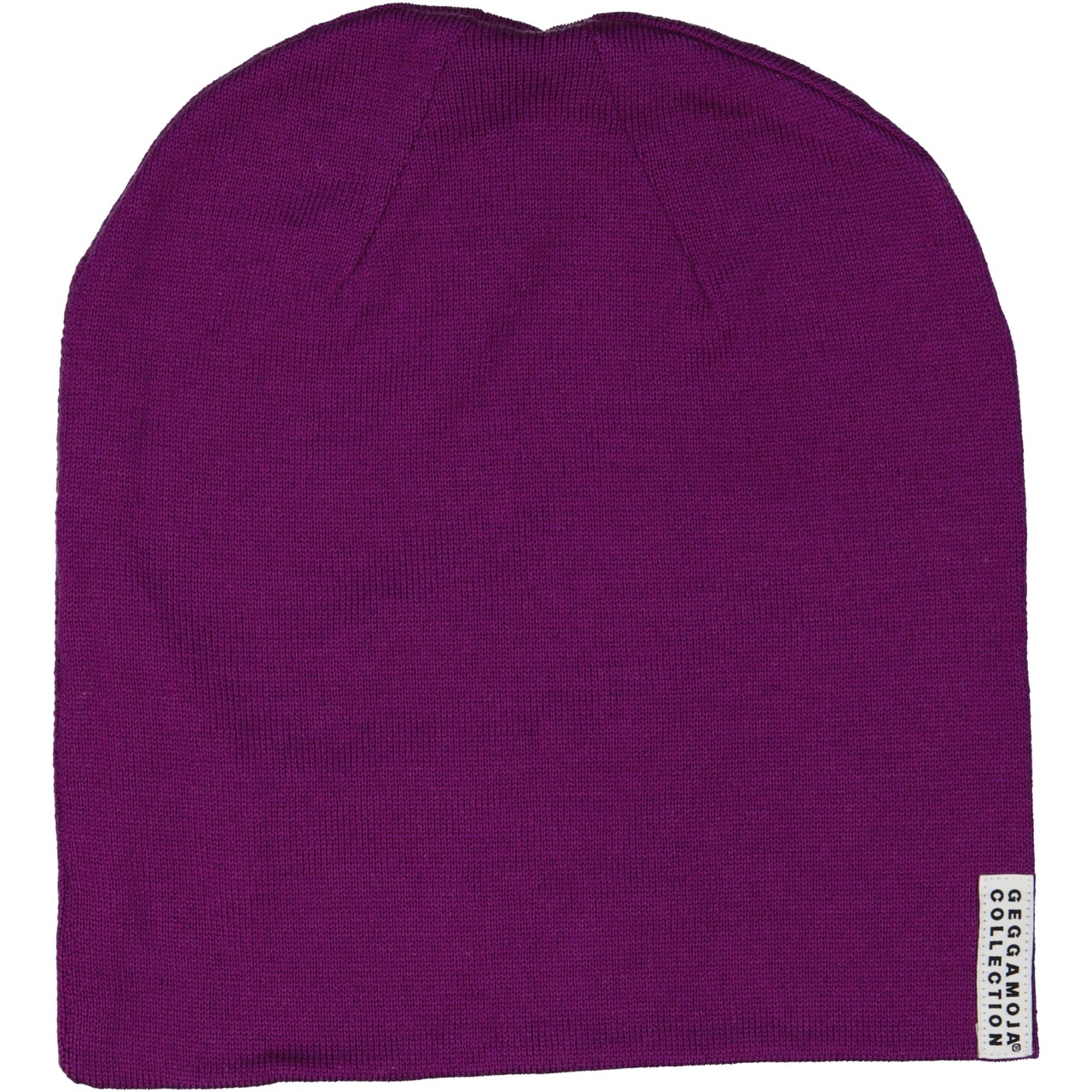 Merino wool beanie Deep purple  Baby 2-6 m