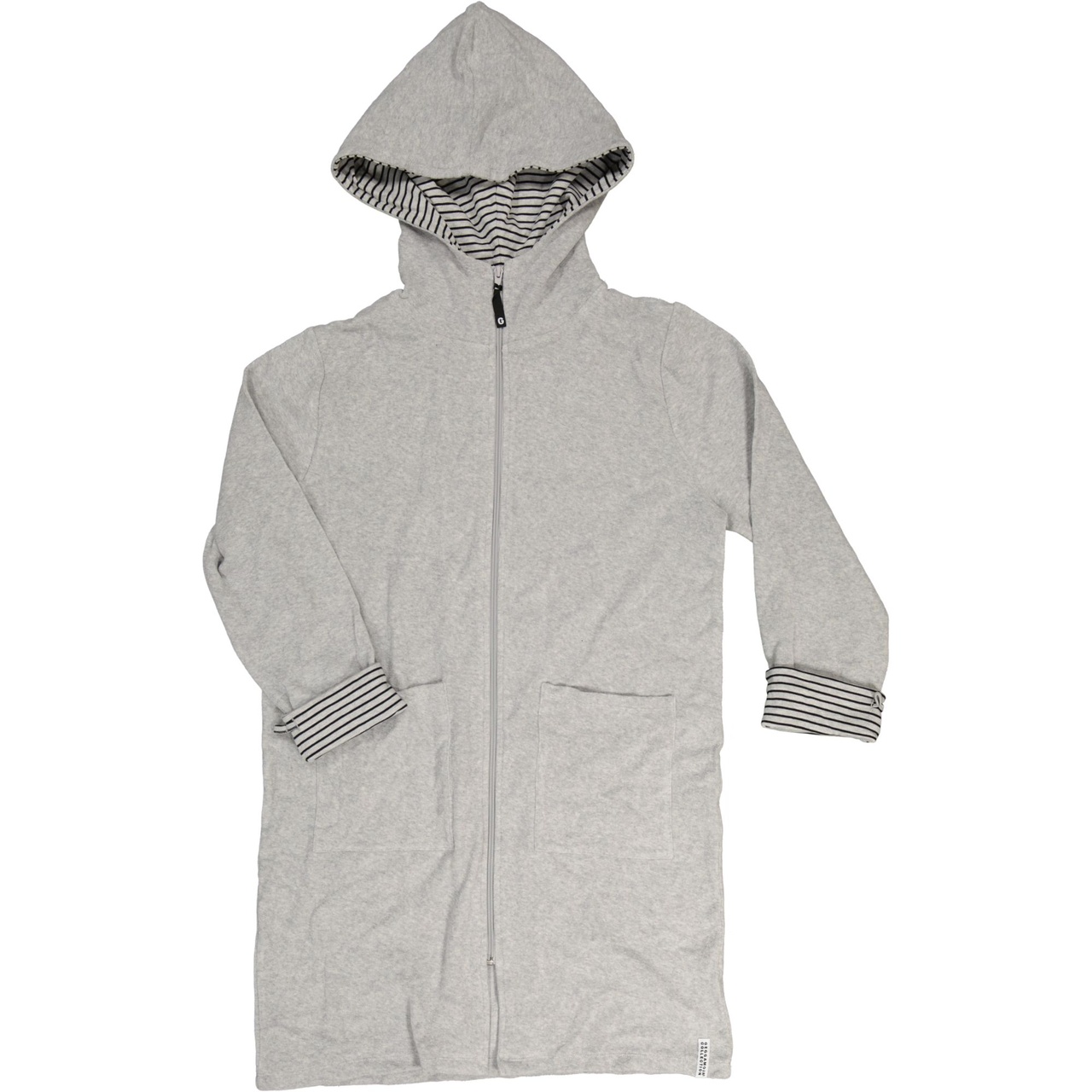Female Bathrobe Grey/black   XS
