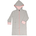 Female bathrobe classic Pink/white  S