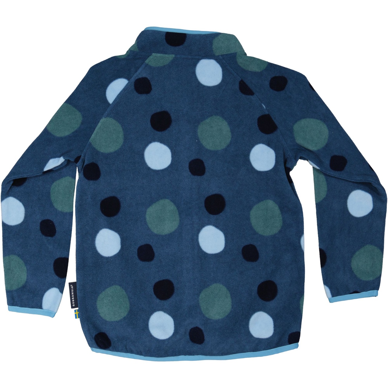 Fleece set Multi dots blue 98/104