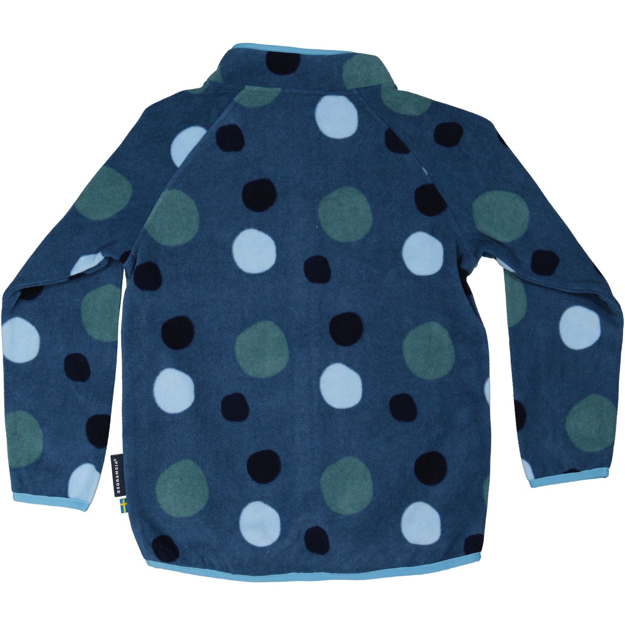 Fleece set Multi dots blue