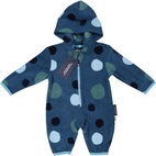 Fleece overall Multi dots blue 86/92