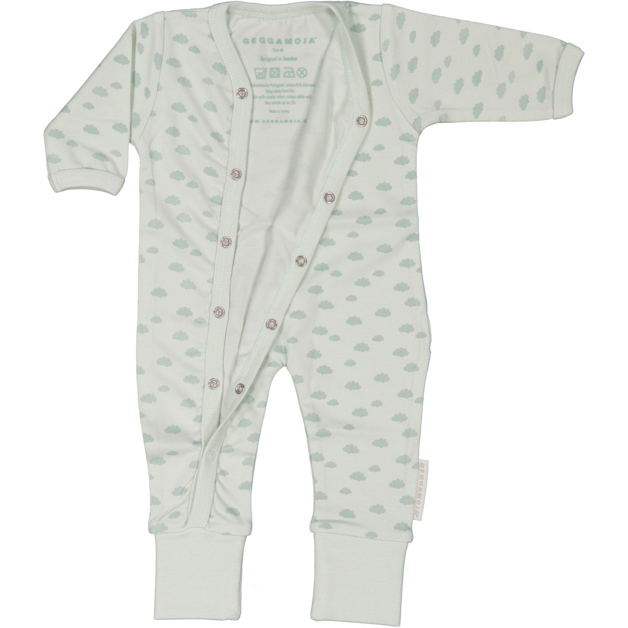 Premature bamboo suit Green cloud  44