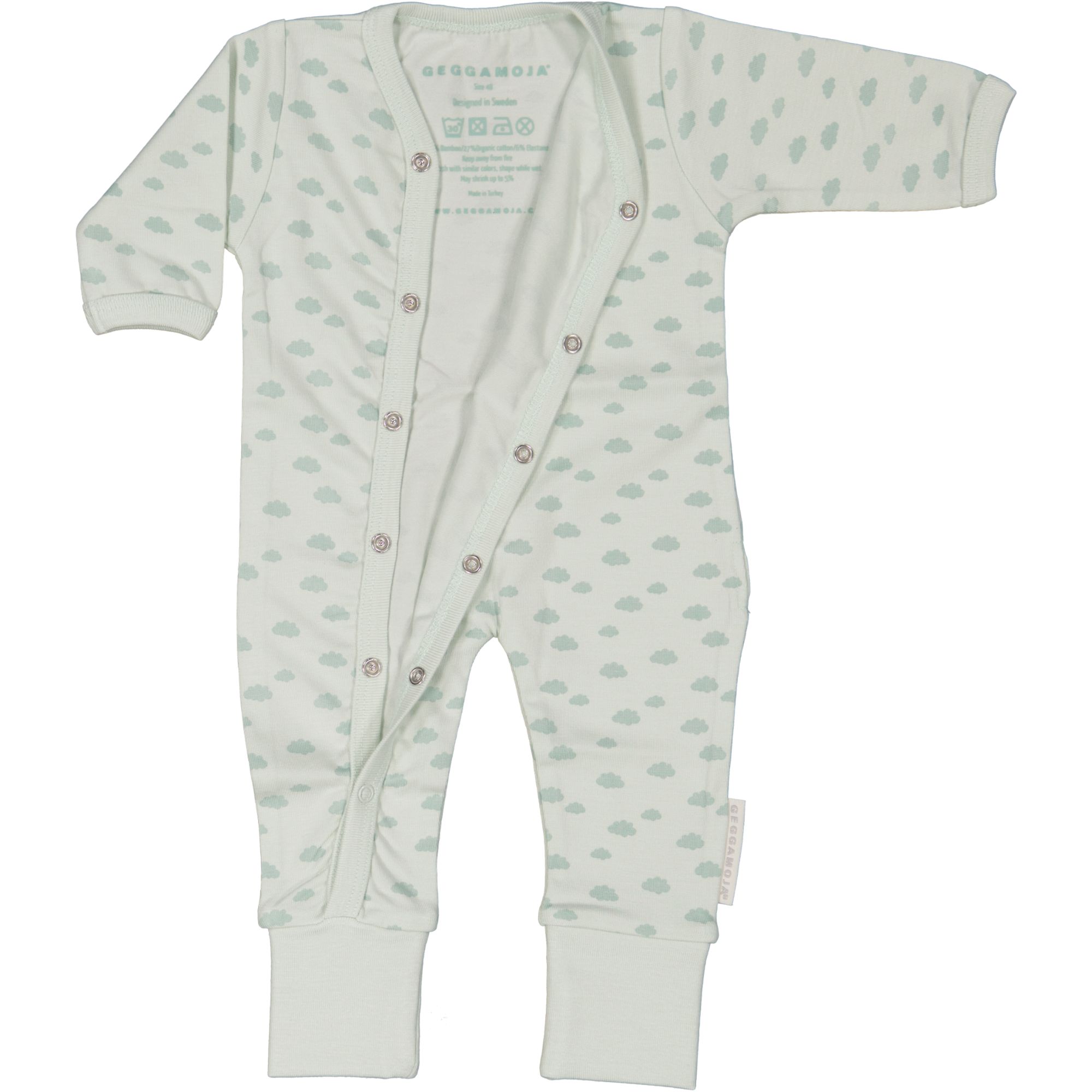 Premature bamboo suit Green cloud