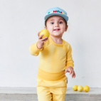 Body L.S Yellow/white  62/68