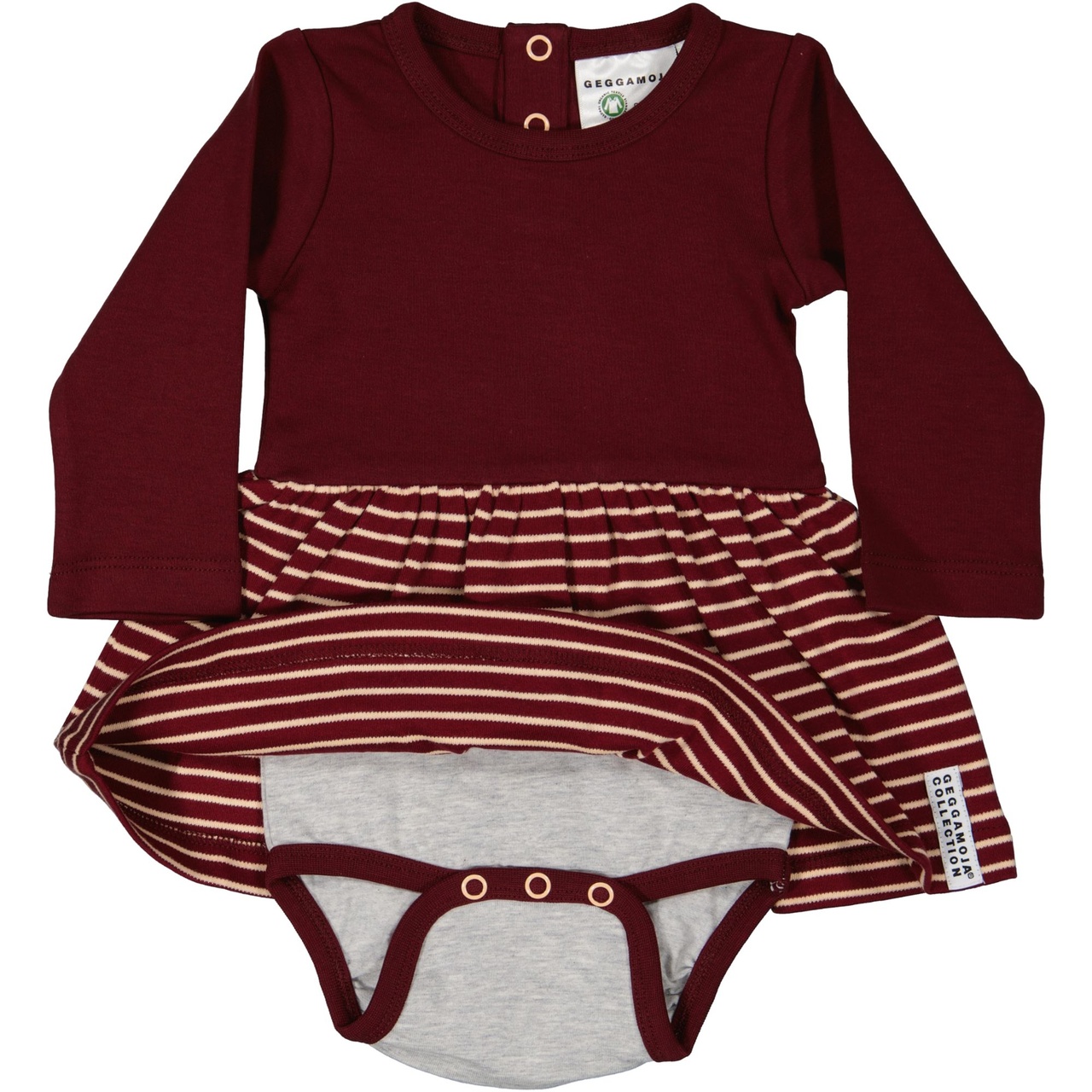 Body dress Burgundy/peach