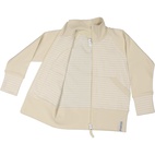 Zip sweater Beige/white 98/104