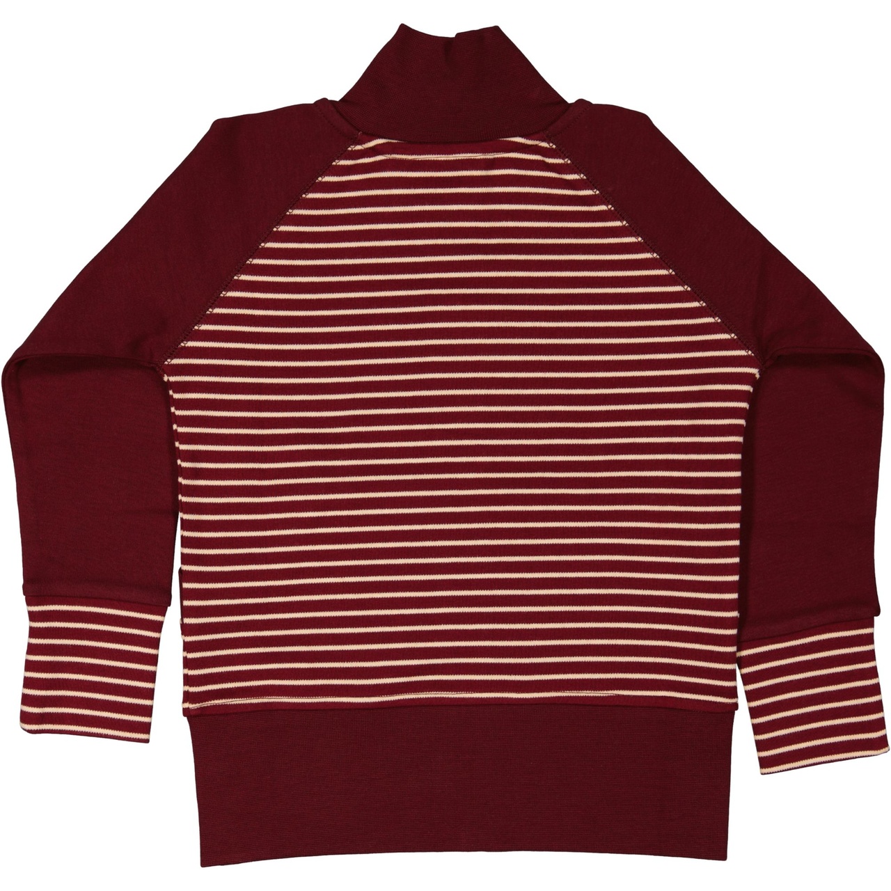 Zip sweater Burgundy/peach