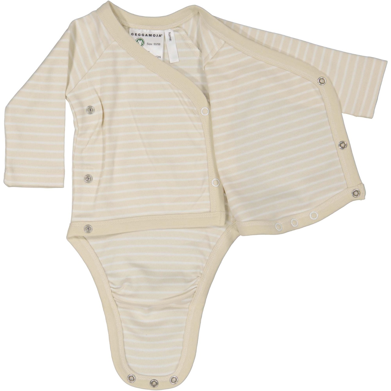Wrap-around body Beige/white