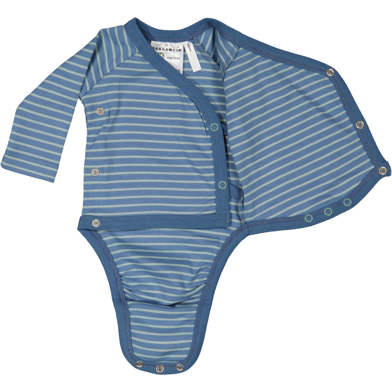 Wrap-around body Blue/green