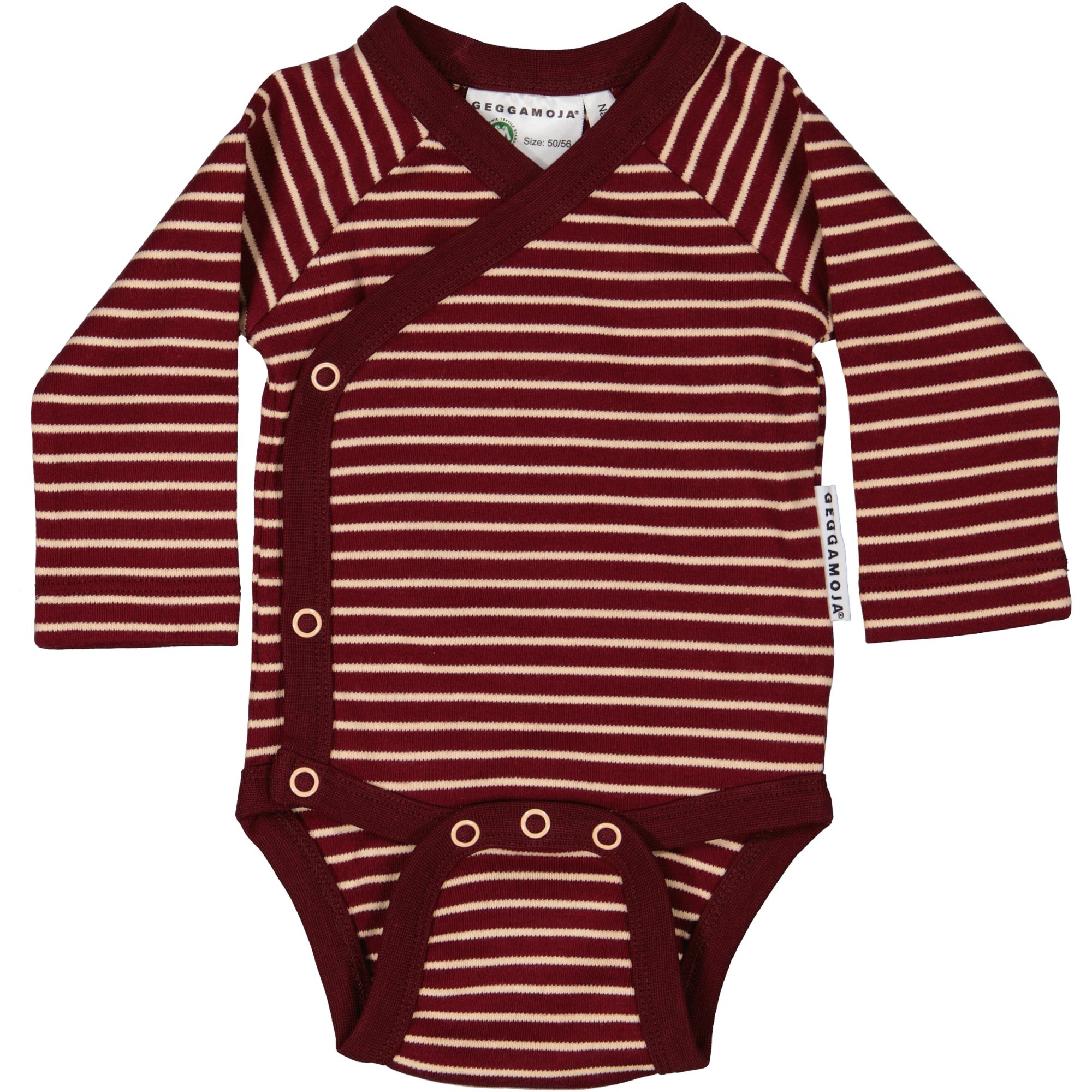 Wrap-around body Burgundy/peach