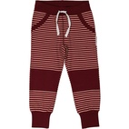 Long pants Burgundy/peach 122/128