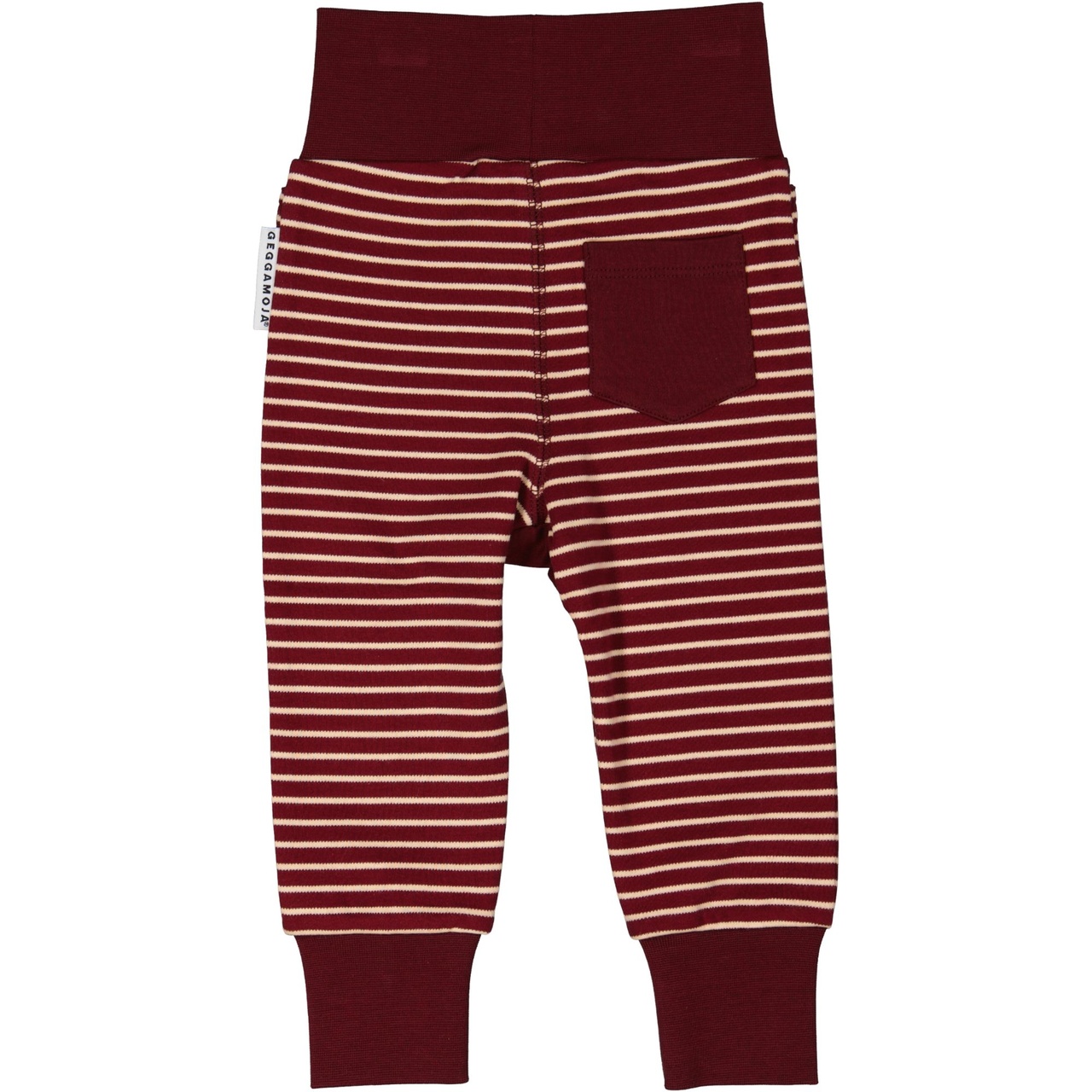 Baby trouser Burgundy/peach 62/68