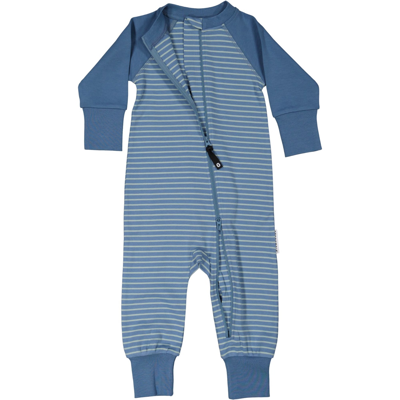 Pyjamas Two way zipper Blue/green 50/56