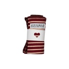 Cuddly blanket Burgundy/peach