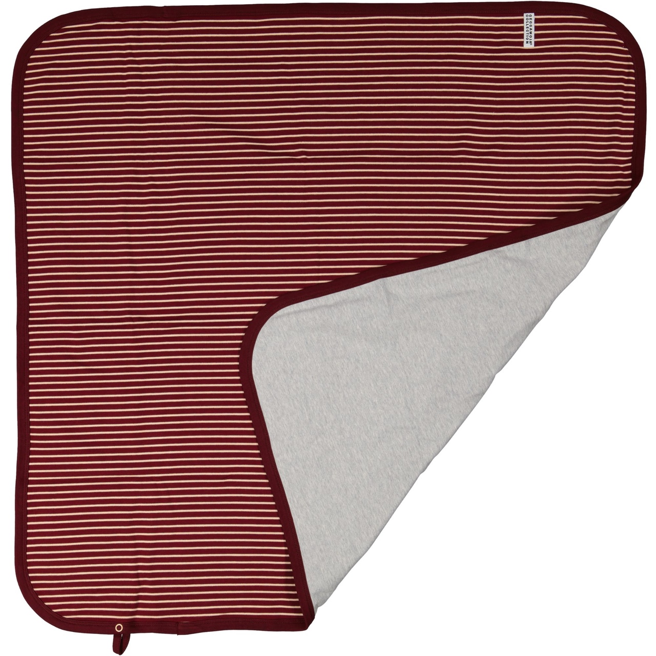 Baby blanket Burgundy/peach