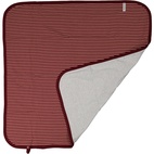 Baby blanket Burgundy/peach