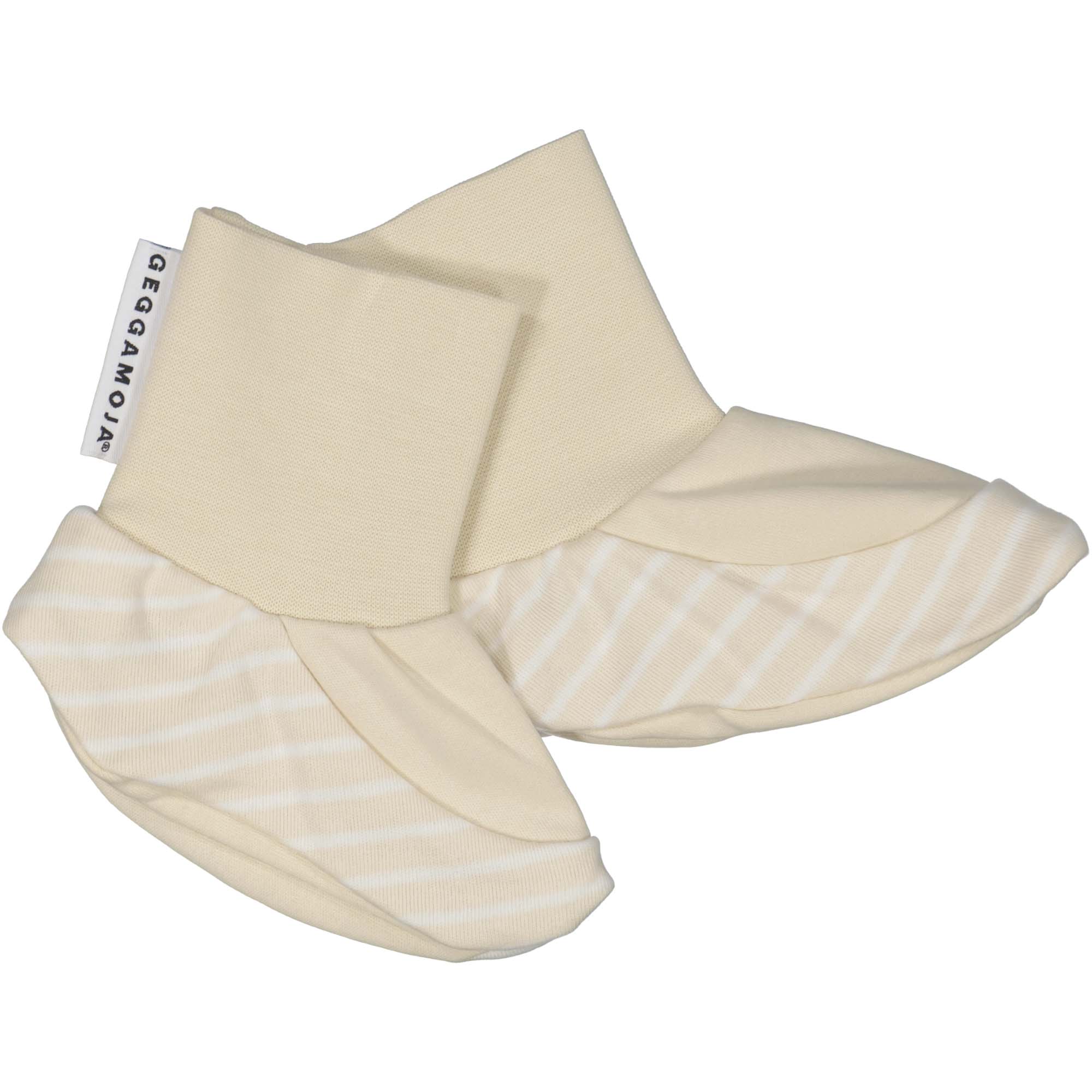 Footie Beige/white