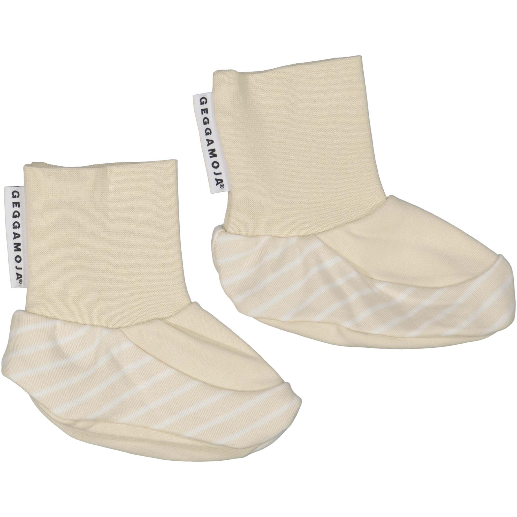 Footie Beige/white