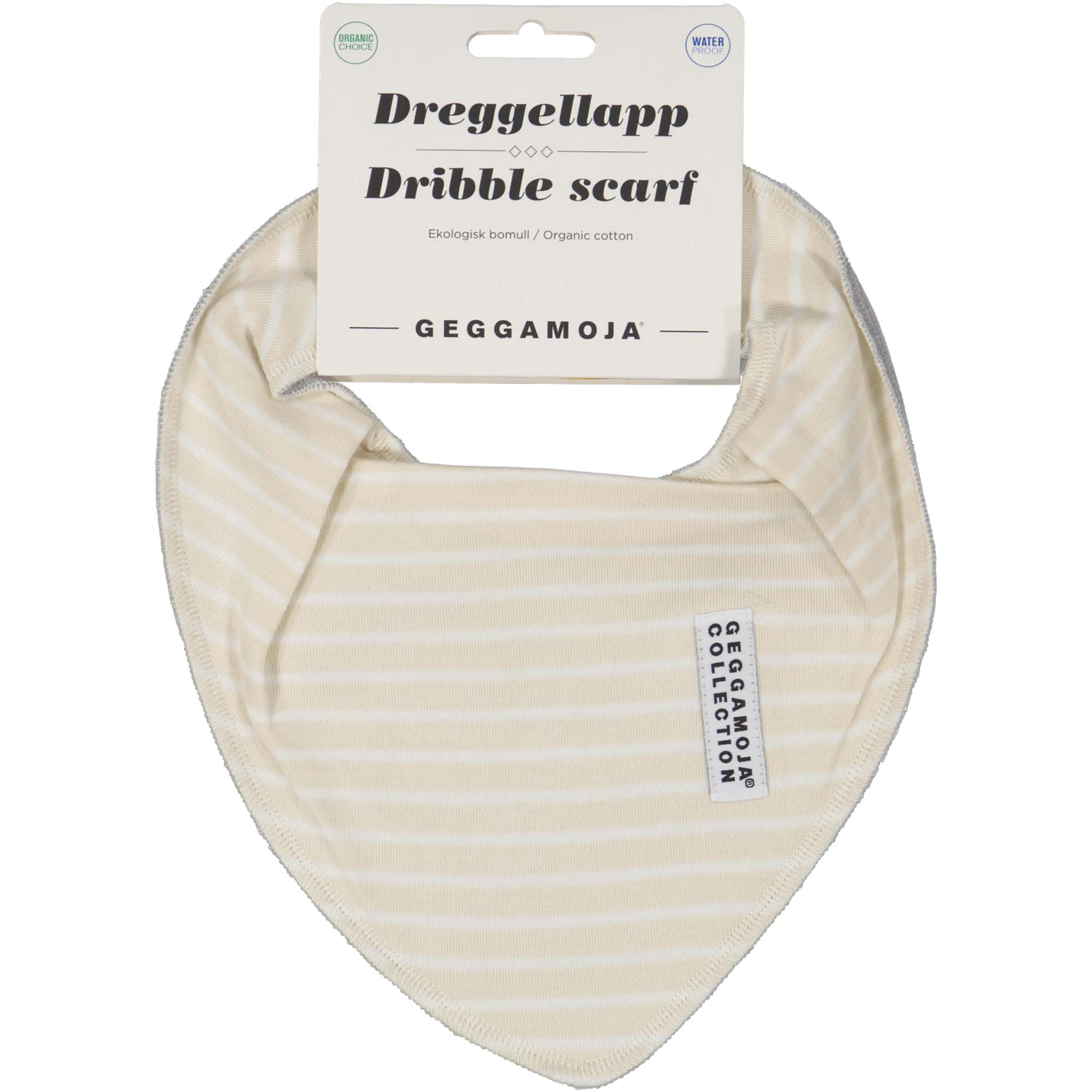 Dry bib Beige/white