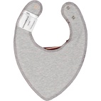 Dry bib Burgundy/peach