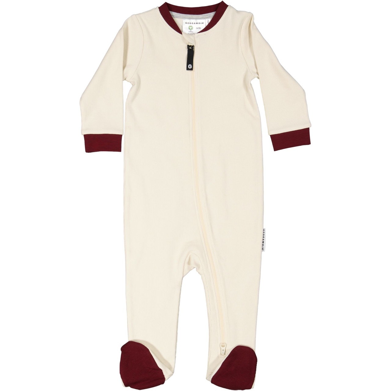 Baby Pidžaama Onesie zip OffValge  62/68