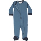 Baby pyjamas 2-way zip Blue 50/56