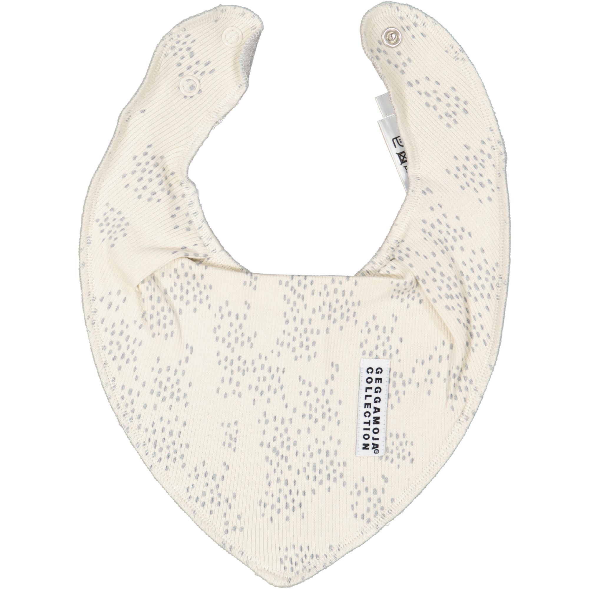 Dry bib Grey dots