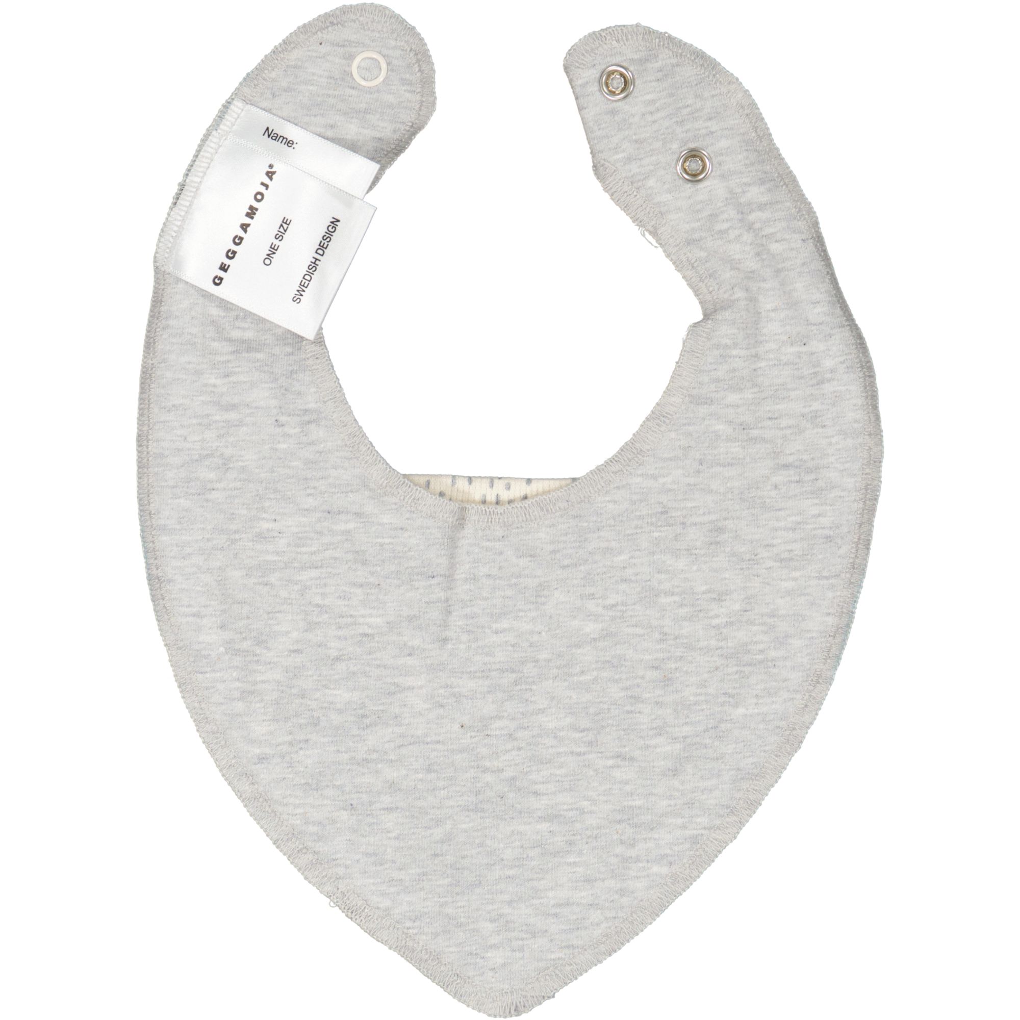 Dry bib Grey dots