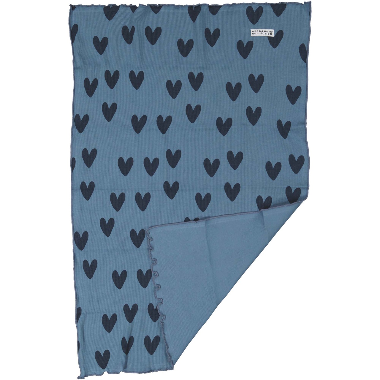 Cuddly blanket Blue heart