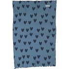 Cuddly blanket Blue heart