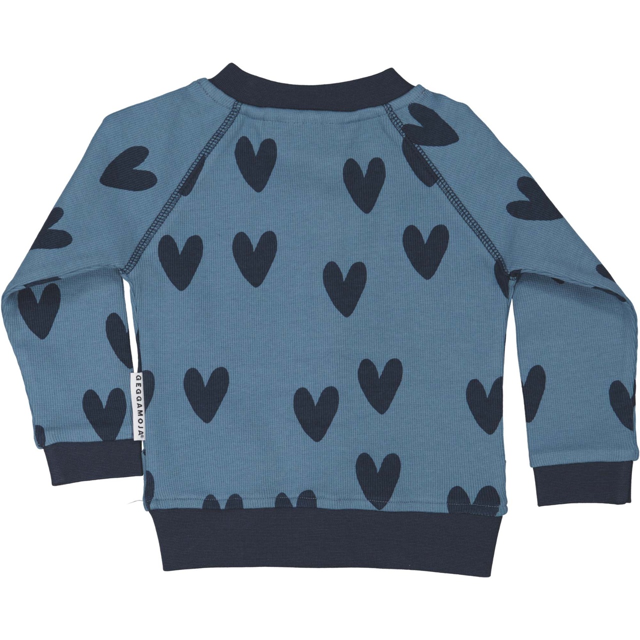 Zip jacket Blue heart 110/116