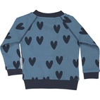 Zip jacket Blue heart 110/116