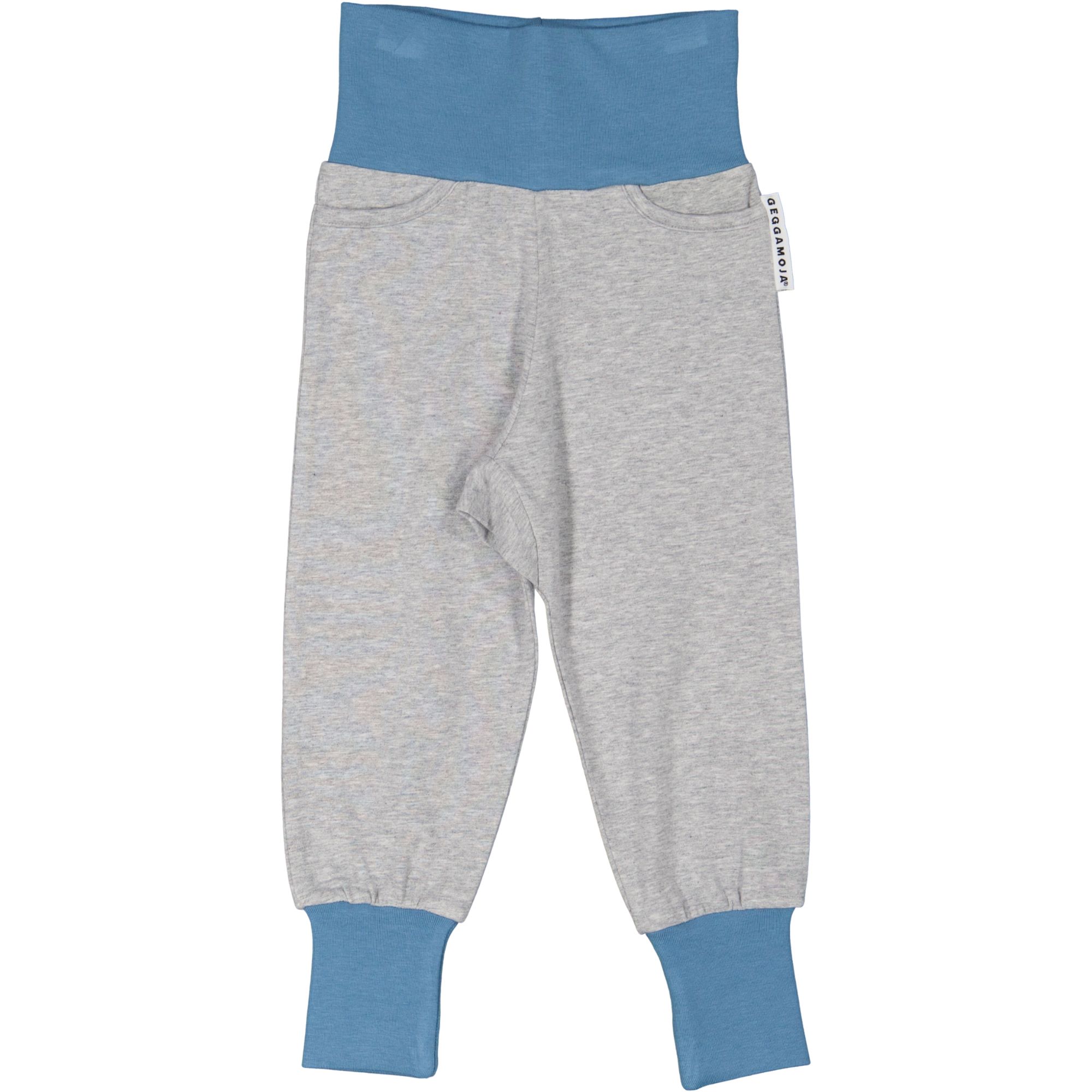 Bamboo baby pants Grey melange