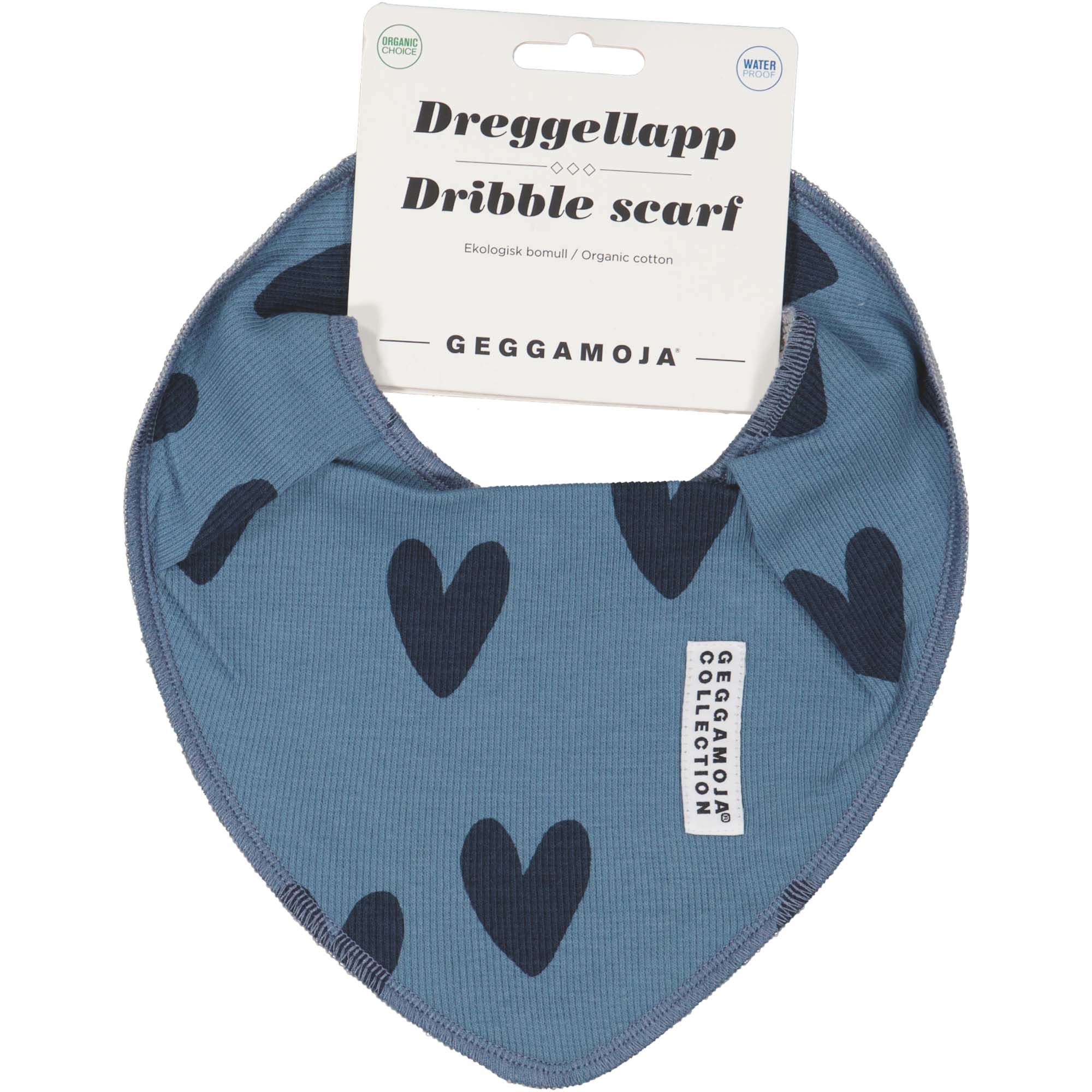 Dry bib Blue heart