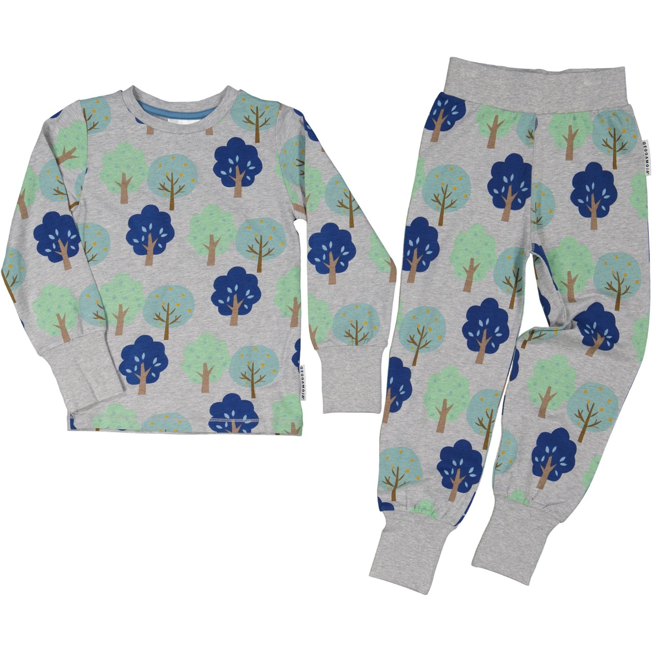 Bamboo two piece pyjamas Trees 122/128