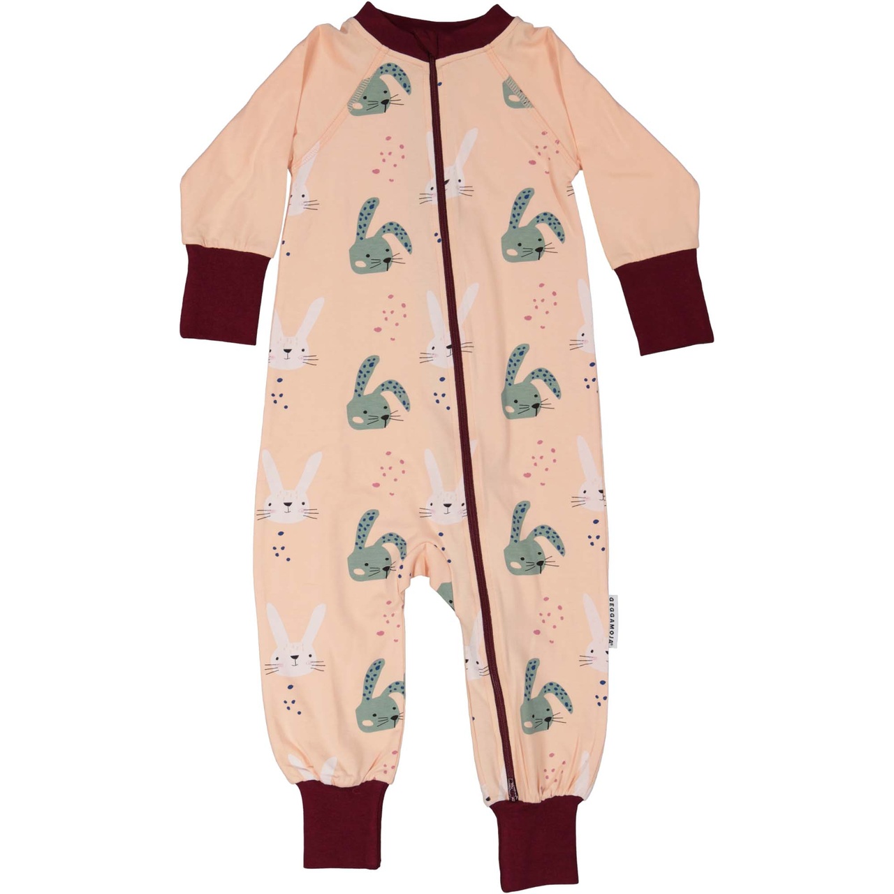 Bamboo two way zip pyjamas Rabbit 98/104