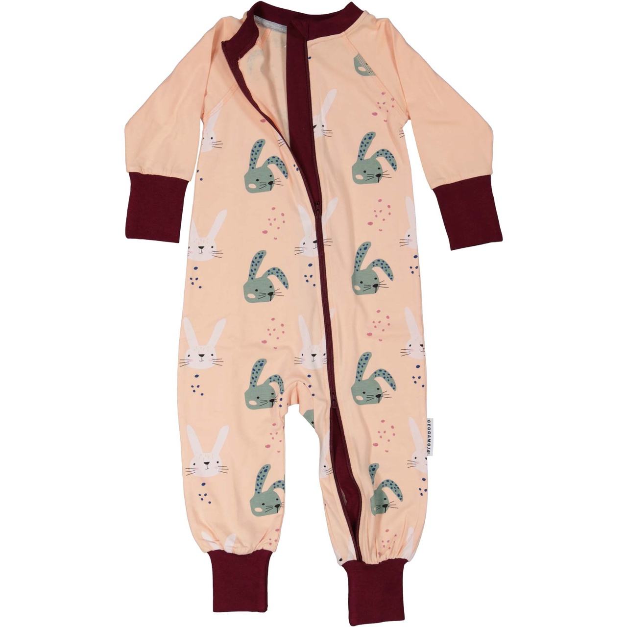 Bamboo two way zip pyjamas Rabbit 98/104